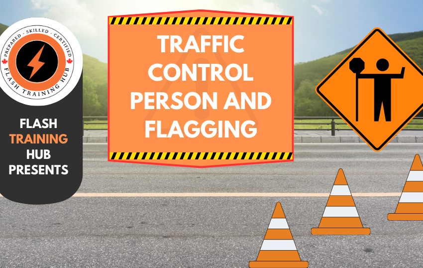 Traffic Control Person and Flagging