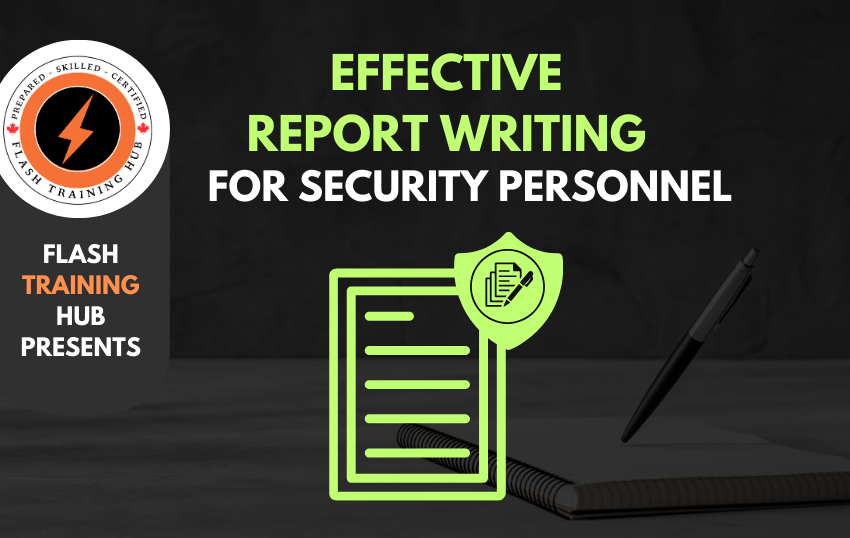 Effective Report Writing for Security Personnel