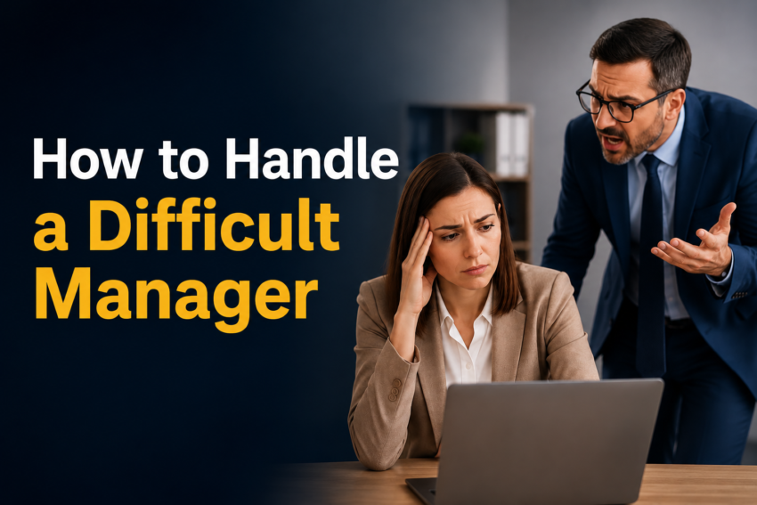 How to Handle a Difficult Manager